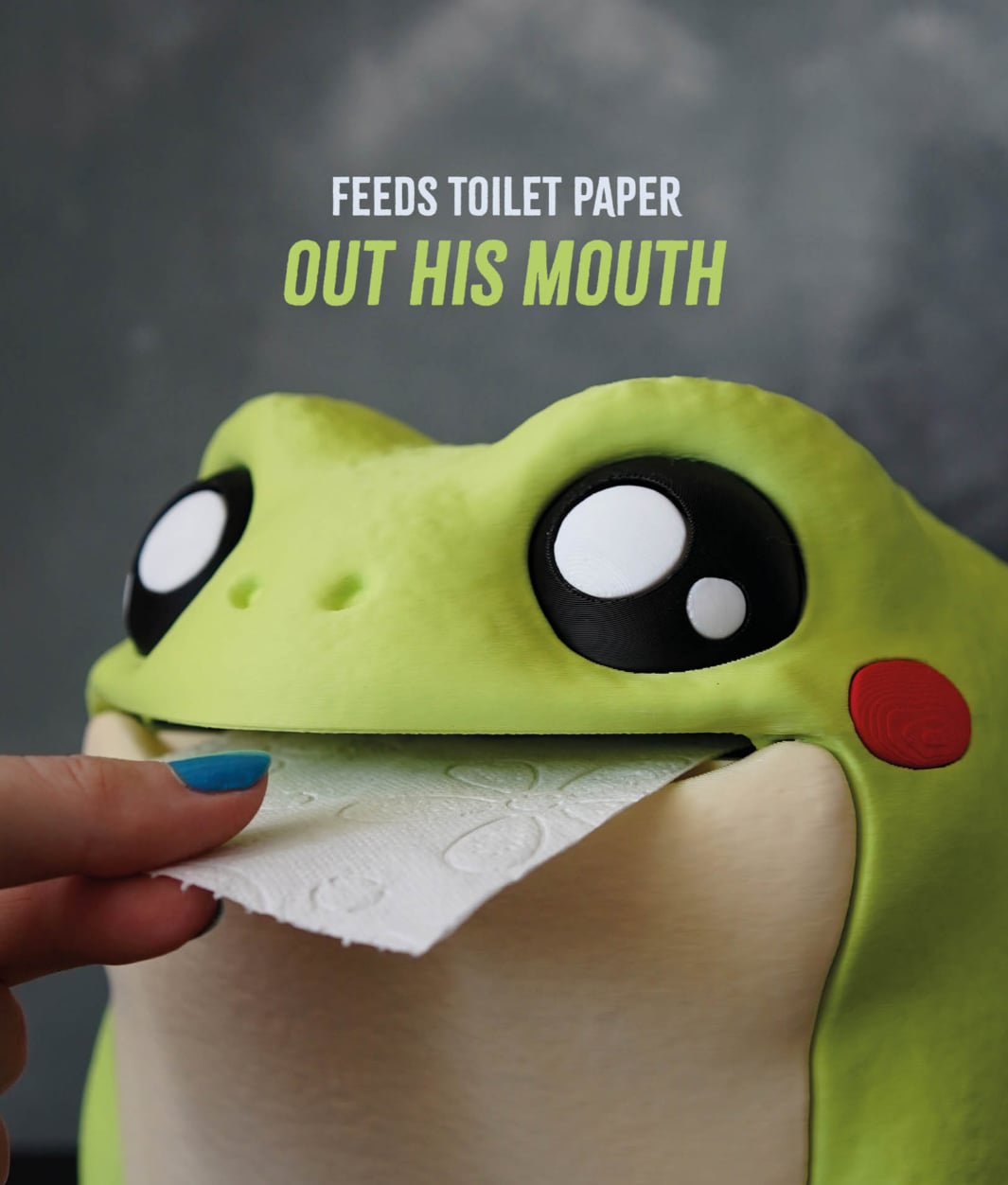 Frog Toilet Paper Holder
